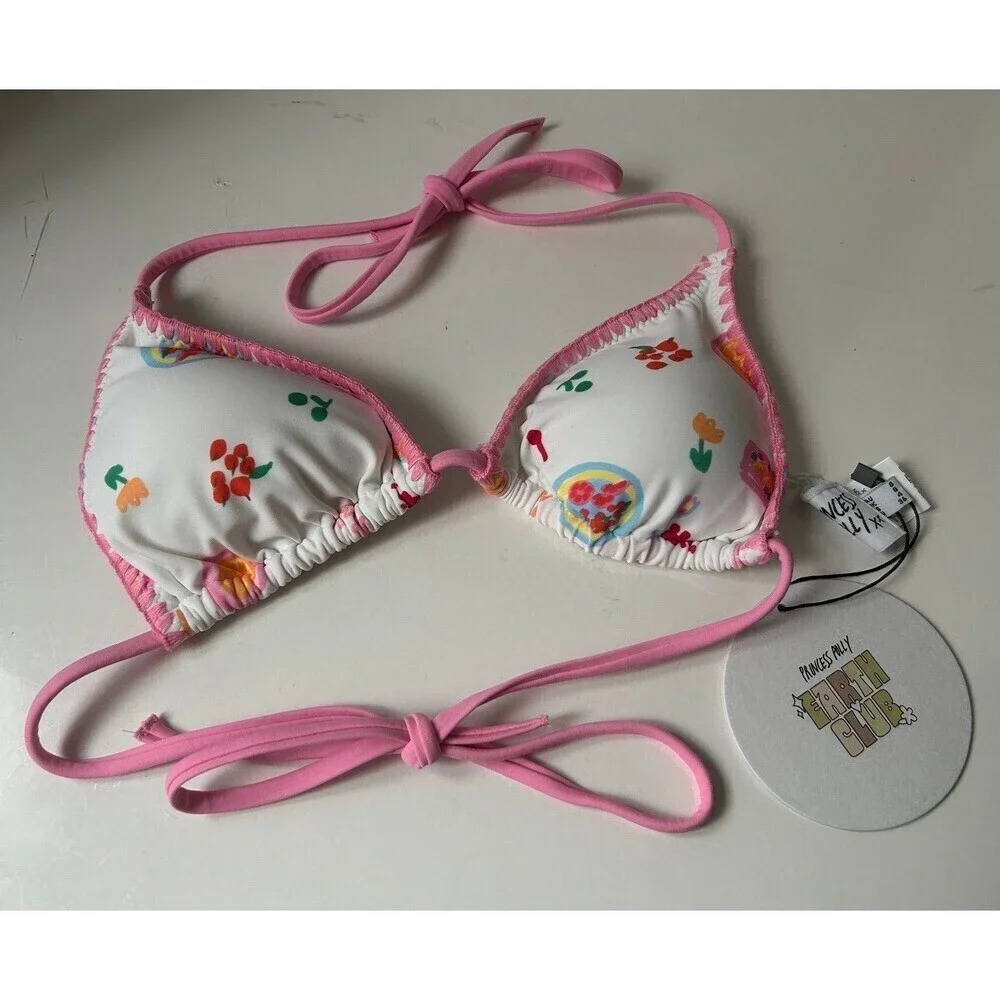 Princess Polly Nylon Bikini Top size 4 NWT